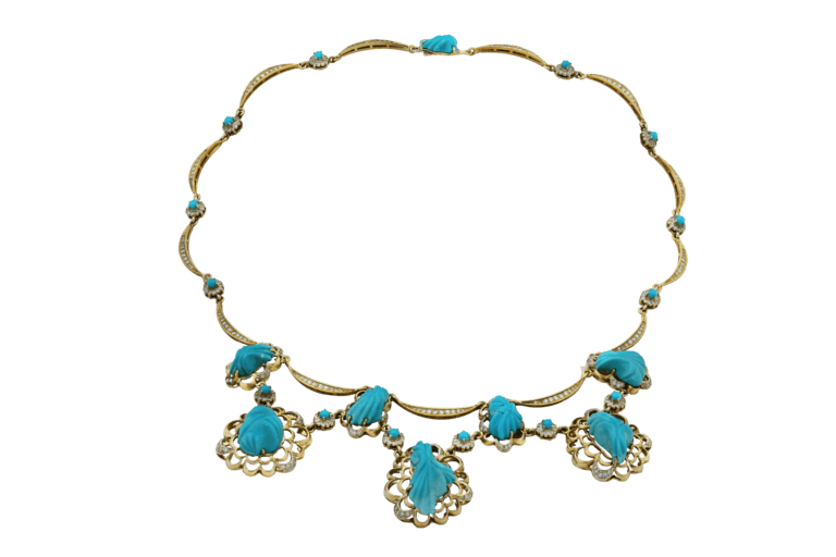 Tyrkysový náhrdelník